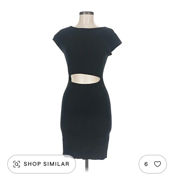 Wilfred Dresses & Skirts - Wilfred Elegant Black Cutout Dress